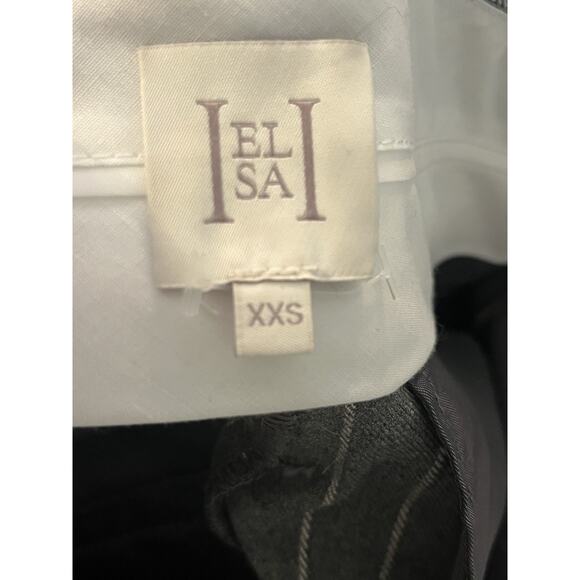 NOT FOR SALE Helsa Pinstripe Cuffed Trousers Pants •• Grey $298 Reformation Fr - Picture 15 of 16